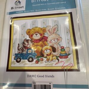 Complete Cross Stitch Kit Bilrost #DA902 Good friends New